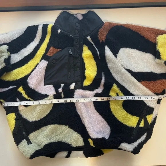 FP Movement Rocky Ridge Pullover Fleece Jacket Oversized small Peruvian Walnut - Picture 8 of 12